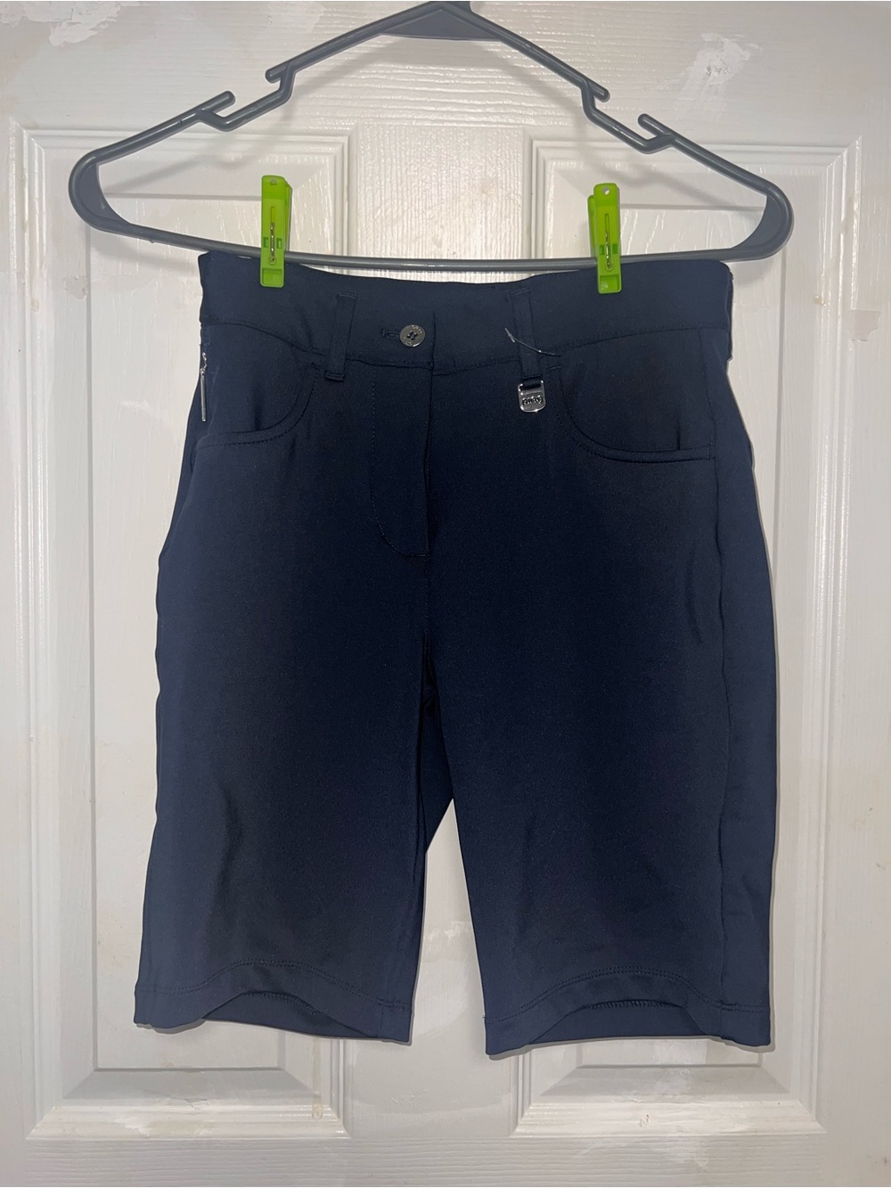 Women's Navy PING golf Shorts